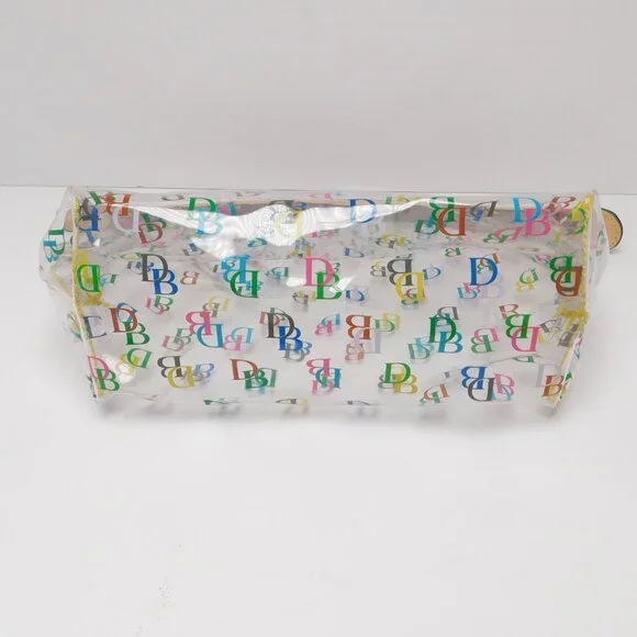 Dooney And Bourke Clear Signature Logo Cosmetic Bag (51825) - Picture 5 of 5